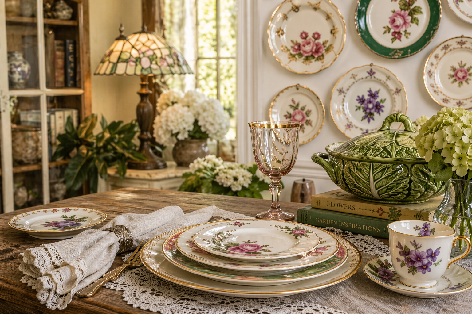 Bring Antique China to Life: Creative Ways to Style Painted Plates