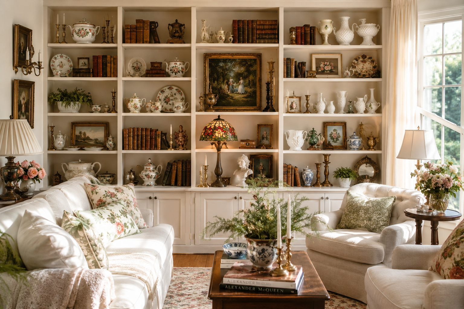 Shelf Vignettes 101: How to Decorate Like a Designer Using Vintage Finds